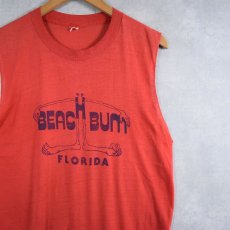 画像1: 80's "BEAC BUM FLORIDA" カットオフプリントTシャツ (1)