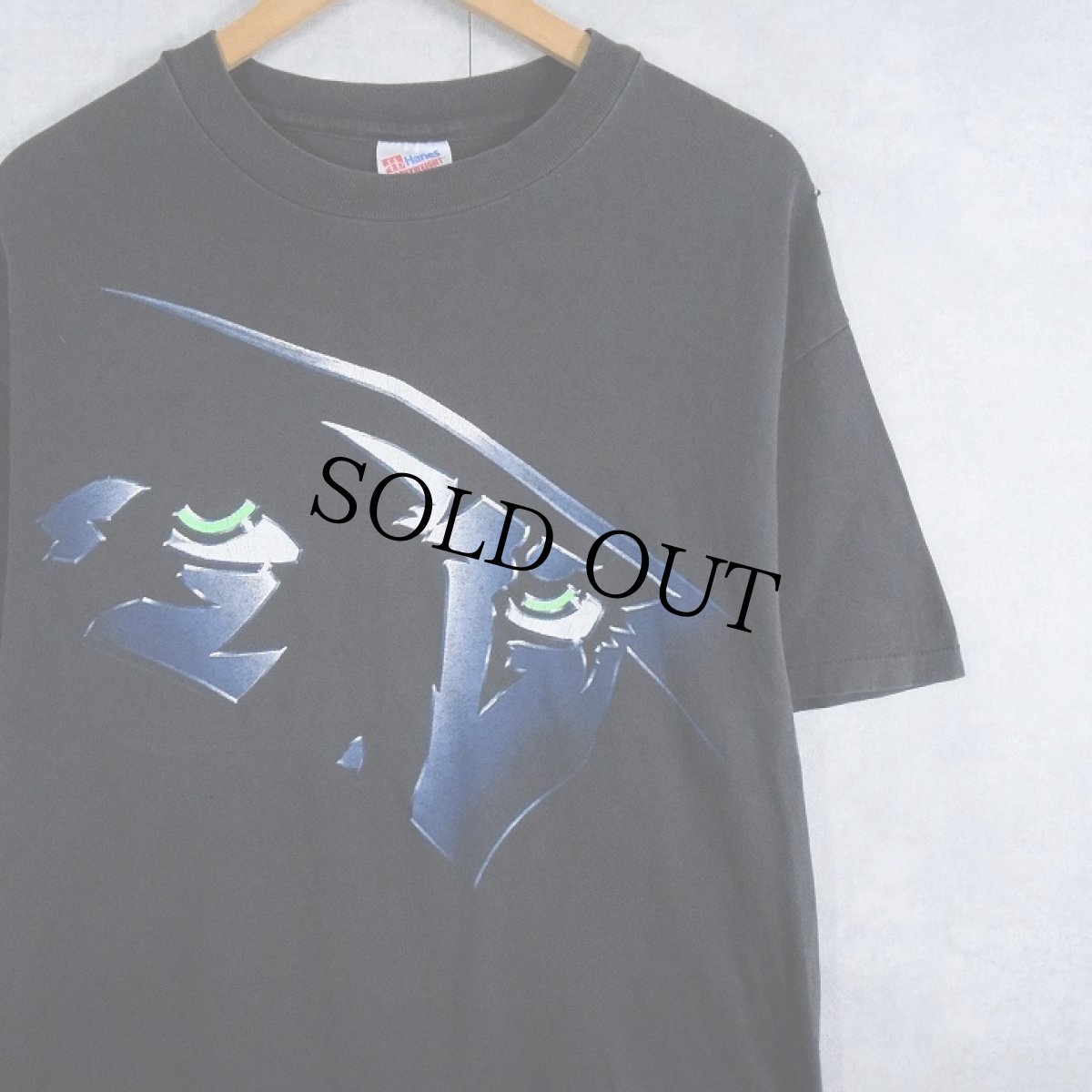 画像1: **【SALE】 90's The SHADOW KNOWS USA製 映画プリントTシャツ BLACK L (1)