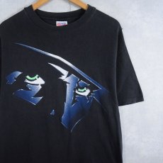 画像1: 【SALE】 90's The SHADOW KNOWS USA製 映画プリントTシャツ BLACK L (1)