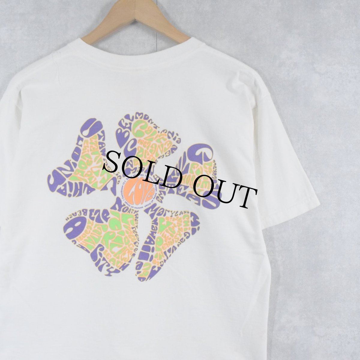 画像1: "FUGE" プリントTシャツ L (1)