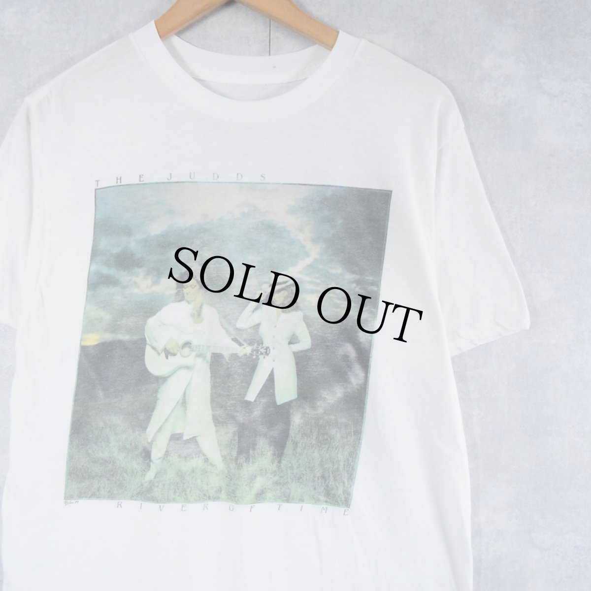 画像1: 80's THE JUDDS "River of Time" カントリーミュージックデュオTシャツ (1)