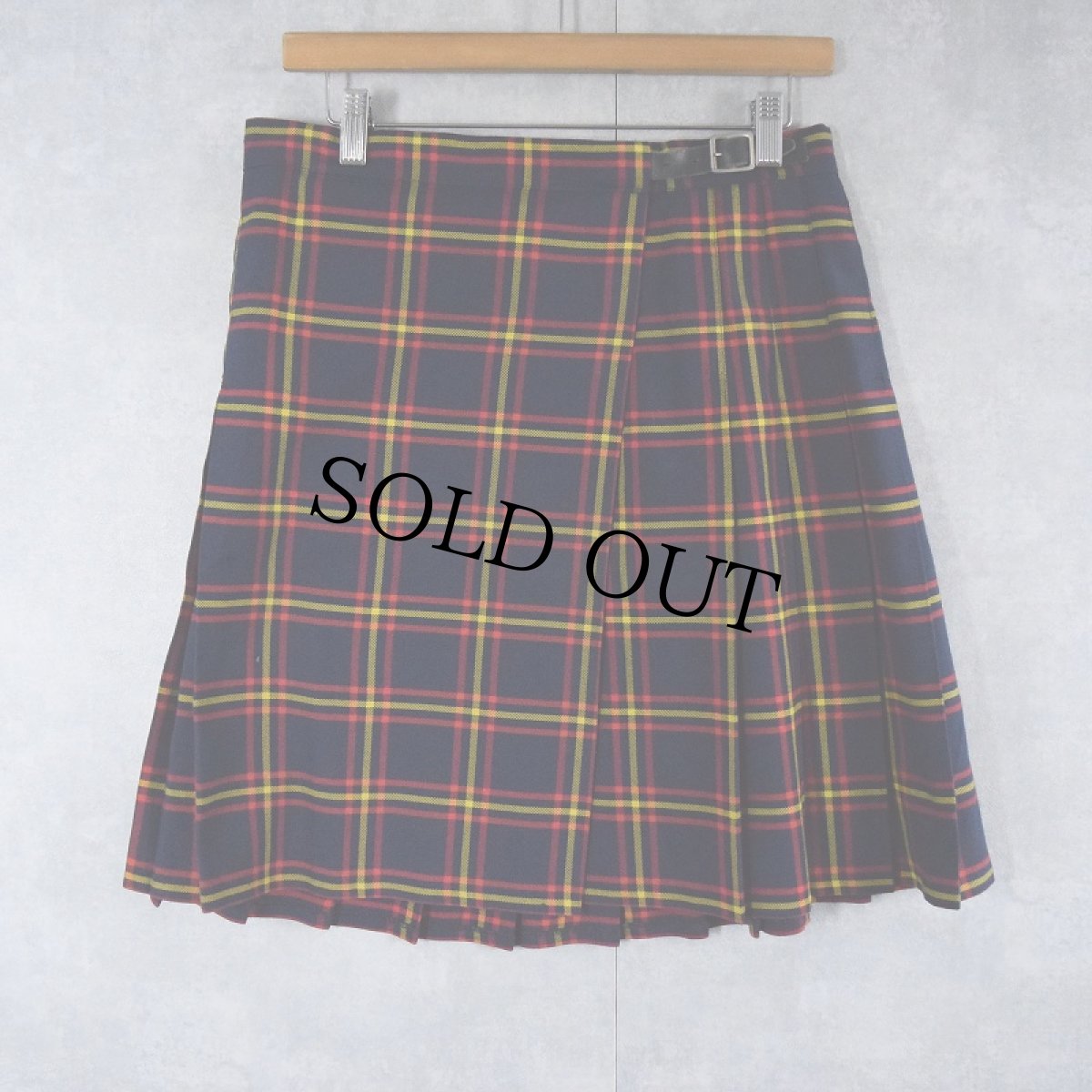 画像2: タータンチェック柄 キルトスカート (2)