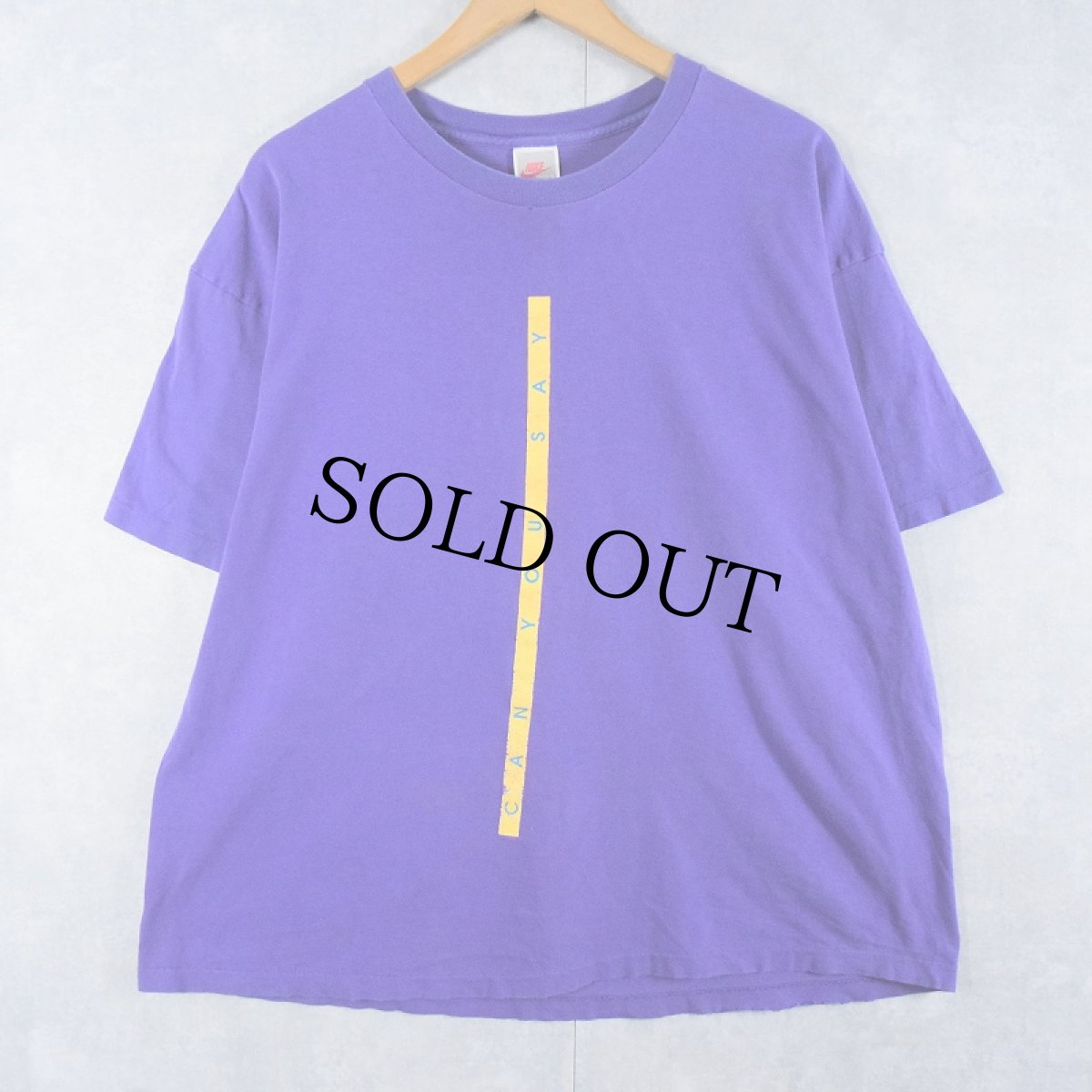 画像2: 90's NIKE USA製 "CAN YOU SAY KICK SOME BUTT" プリントTシャツ XL (2)