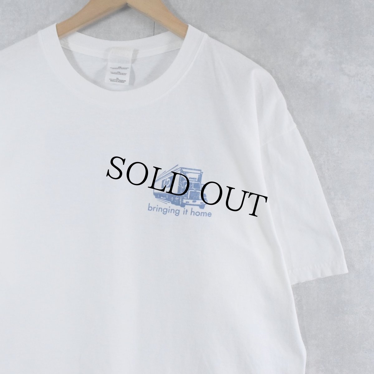 画像2: hp invent "bringing it home" コンピューター企業 ロゴプリントTシャツ XL (2)