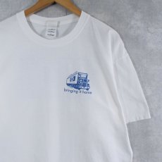 画像2: hp invent "bringing it home" コンピューター企業 ロゴプリントTシャツ XL (2)