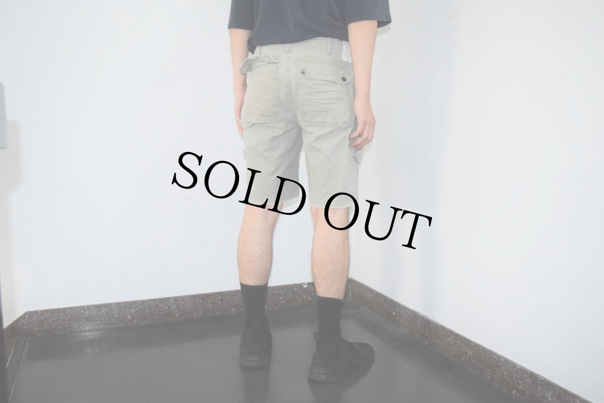 画像4: POLO Ralph Lauren "MILITARY TYPE" ヘリンボーンツイル コットンカーゴショーツ W36 (4)