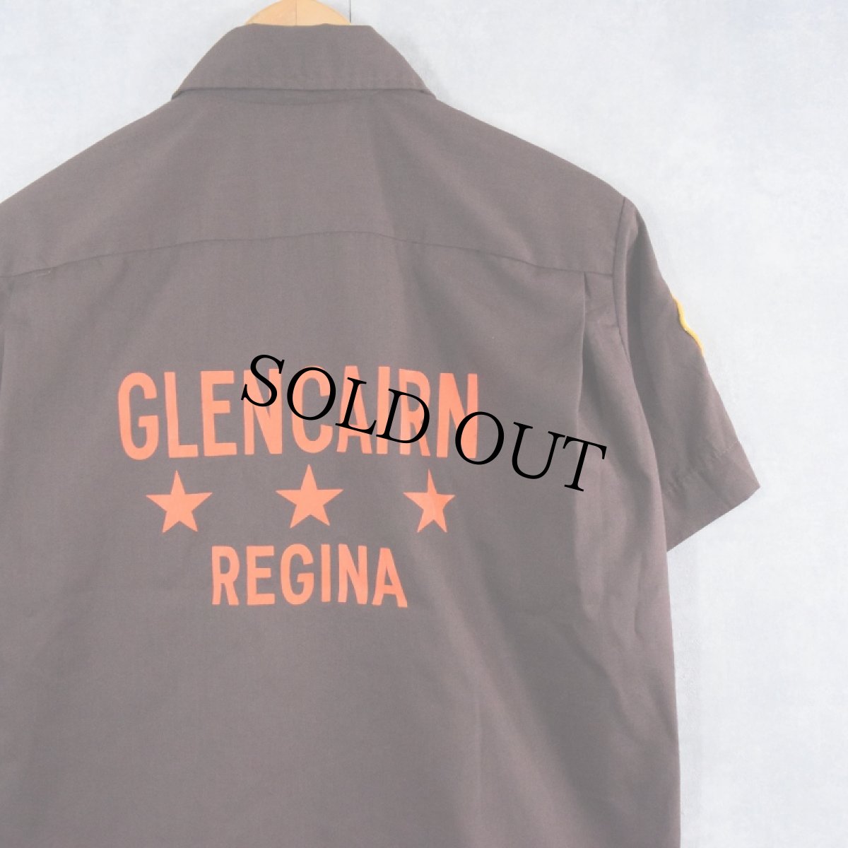 画像2: 【SALE】 70's Hilton USA製 "GLENCAIRN REGINA" ワッペン付き ボーリングシャツ S (2)