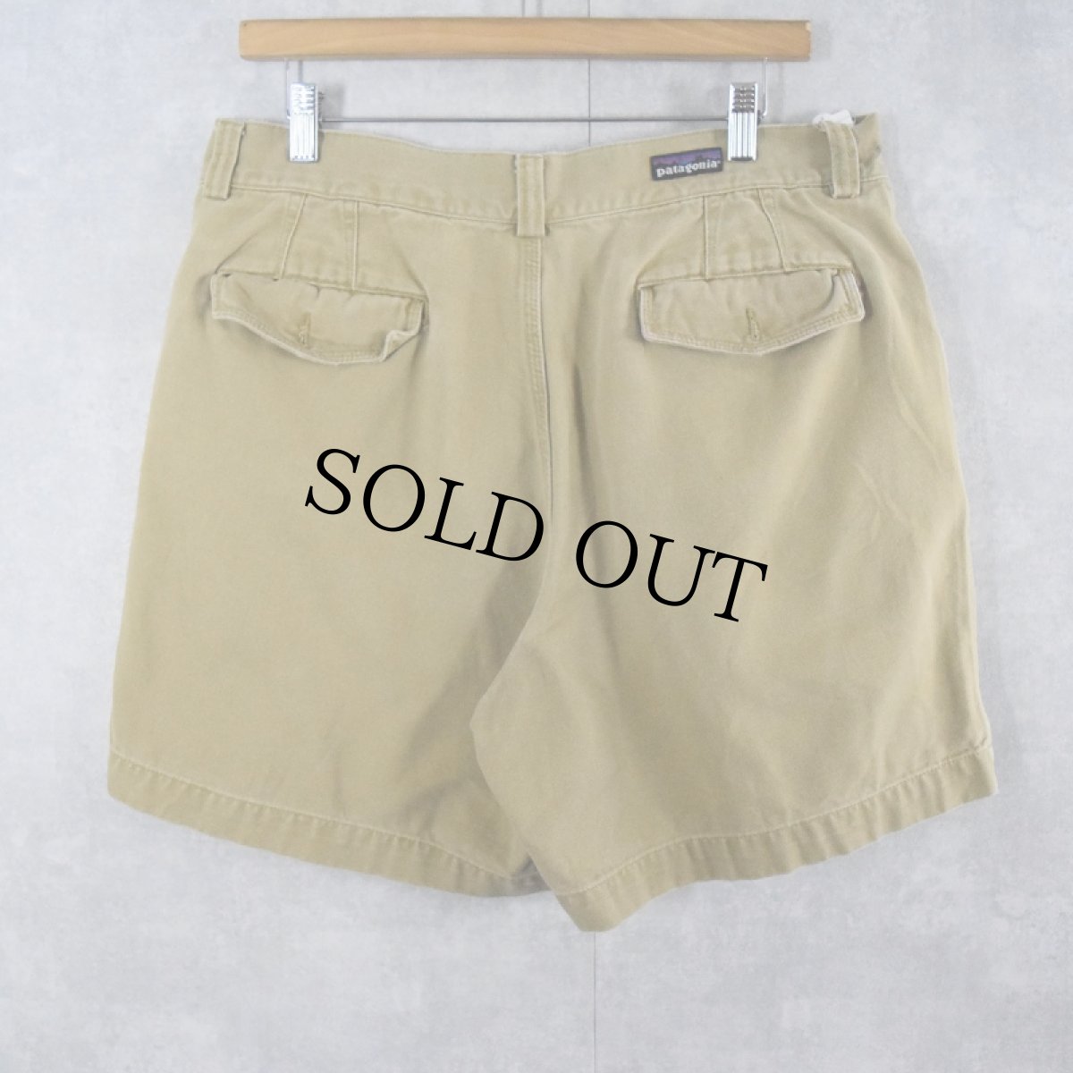 画像3: 90's Patagonia 雪なしタグ コットンダックショーツ W34 (3)