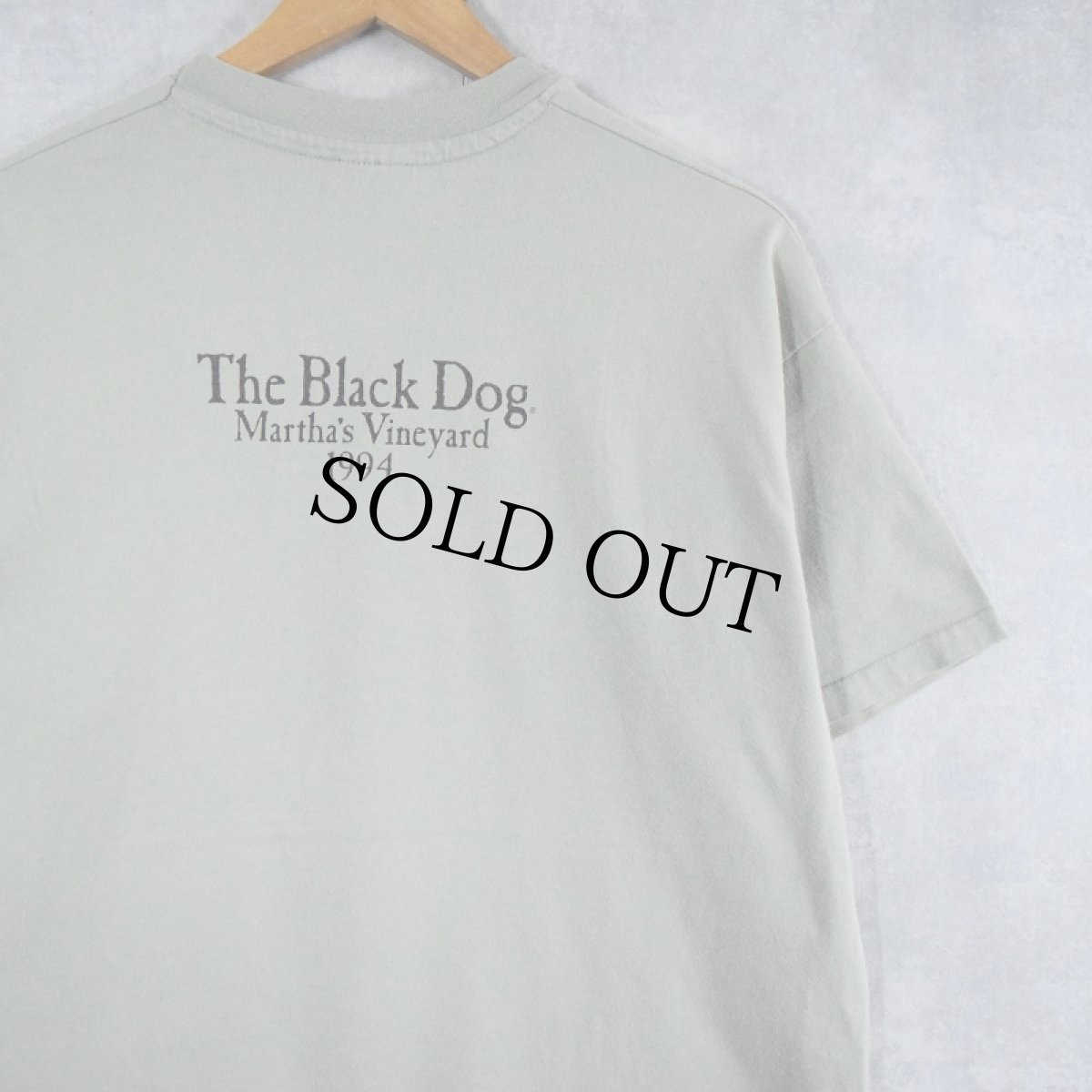 画像2: 90's The Black Dog USA製 犬プリントTシャツ L (2)