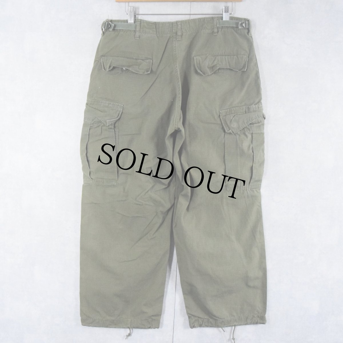 画像2: 60's U.S.ARMY ジャングルファティーグパンツ 5th SHORT-MEDIUM (2)