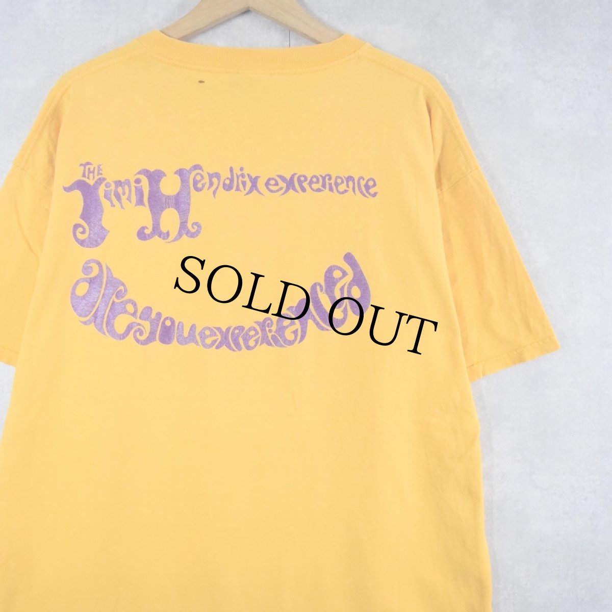 画像2: 2002 The Jimi Hendrix Experience "are you experienced" ロックバンドアルバムTシャツ XL (2)