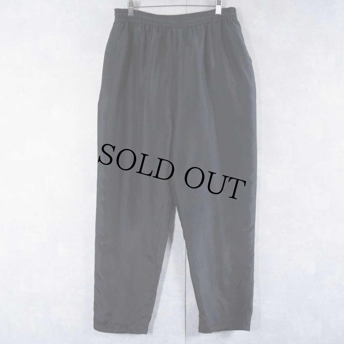 画像2: ACTIVE STUDIO シルクイージーパンツ BLACK XL (2)