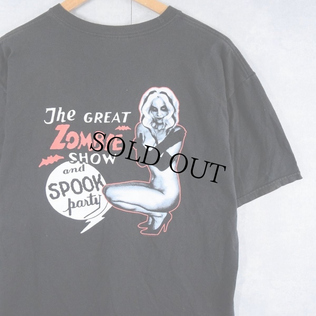 画像2: Rob Zombie "SPOOKS-A-POPPIN" バンドTシャツ BLACK L (2)