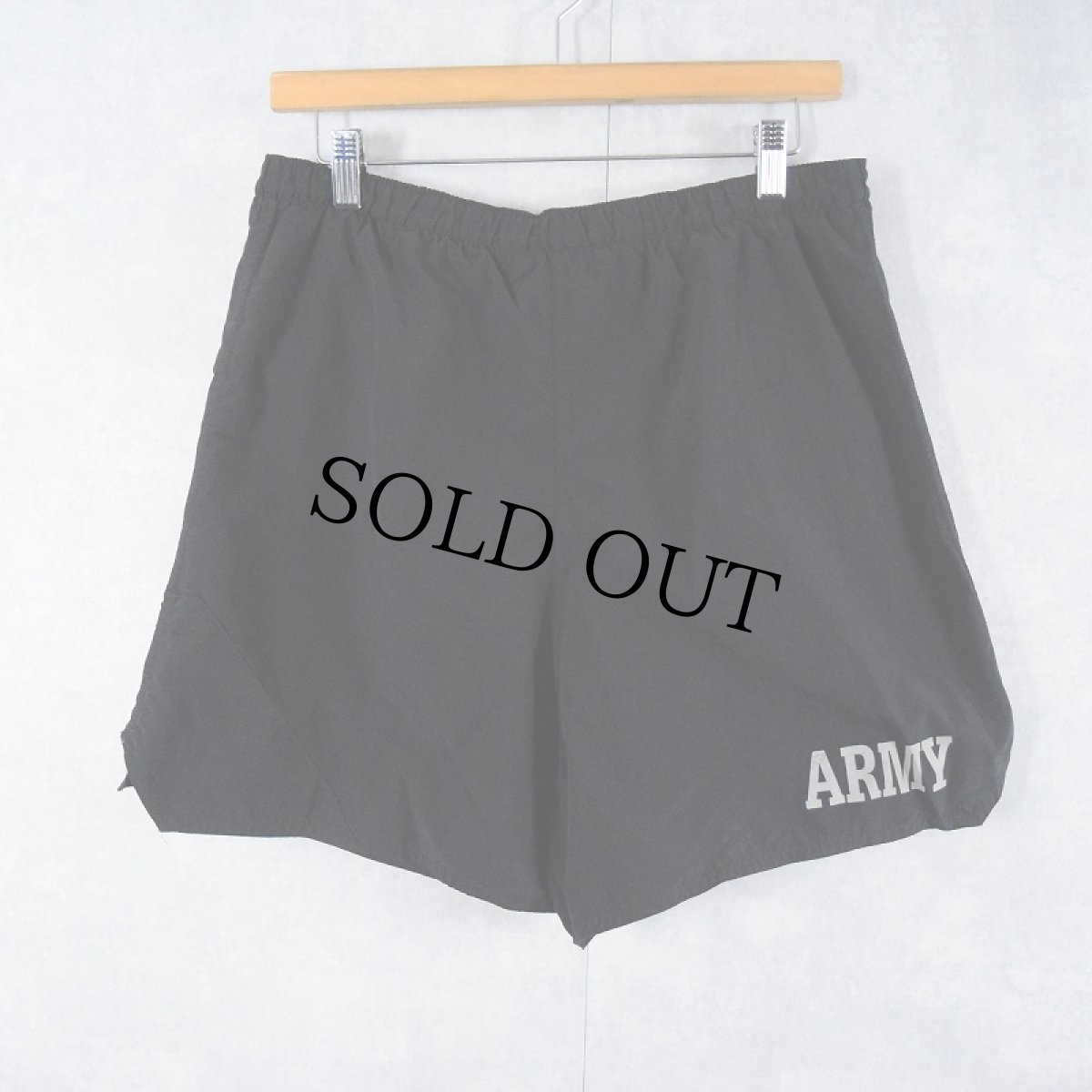 画像1: U.S.ARMY PFU トレーニングショーツ LARGE (1)