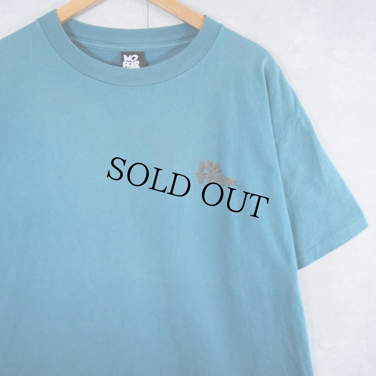 画像2: 90's NO FEAR USA製 ロゴプリントTシャツ XL (2)
