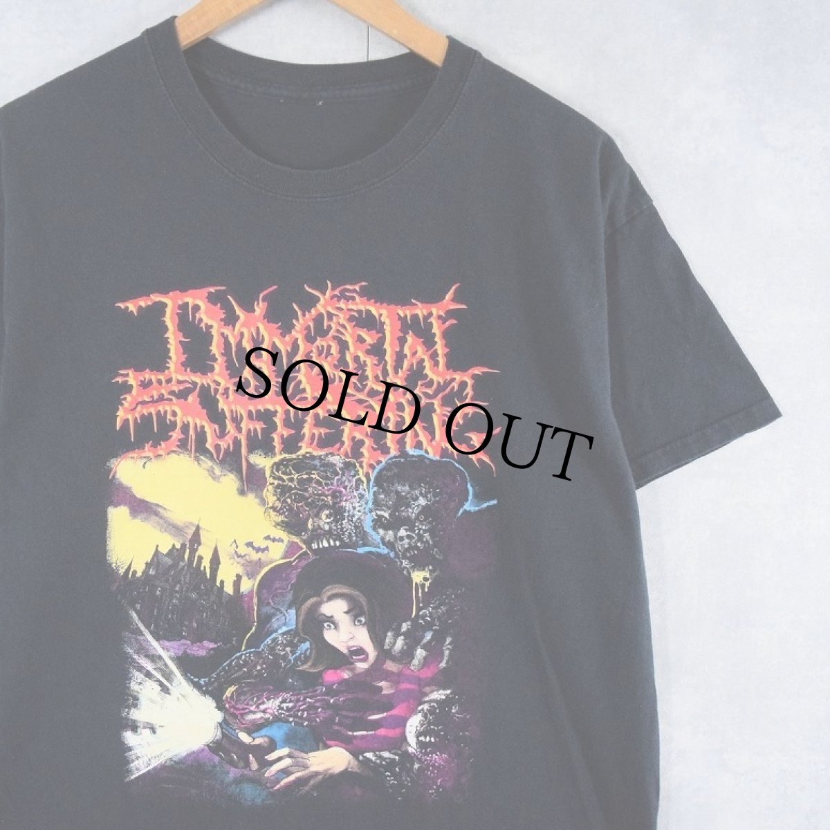 画像1: 【SALE】 IMMORTAL SUFFERING メタルバンドTシャツ BLACK (1)