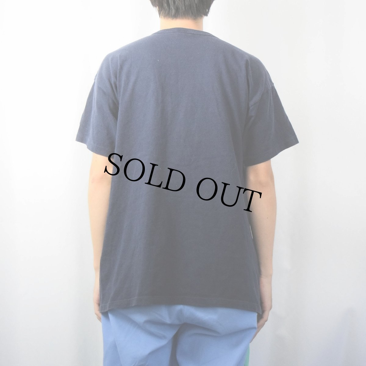画像3: 90's Champion USA製 ロゴプリントTシャツ NAVY XL (3)
