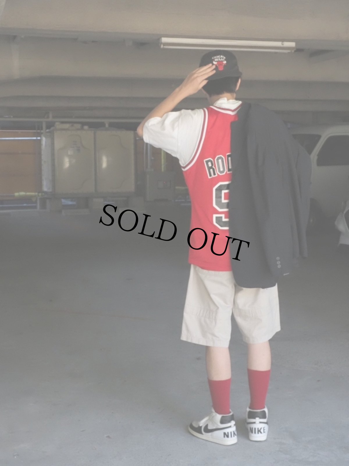 画像4: 【SALE】 Champion NBA CHICAGO BULLS メッシュゲームタンクトップ size40 (4)