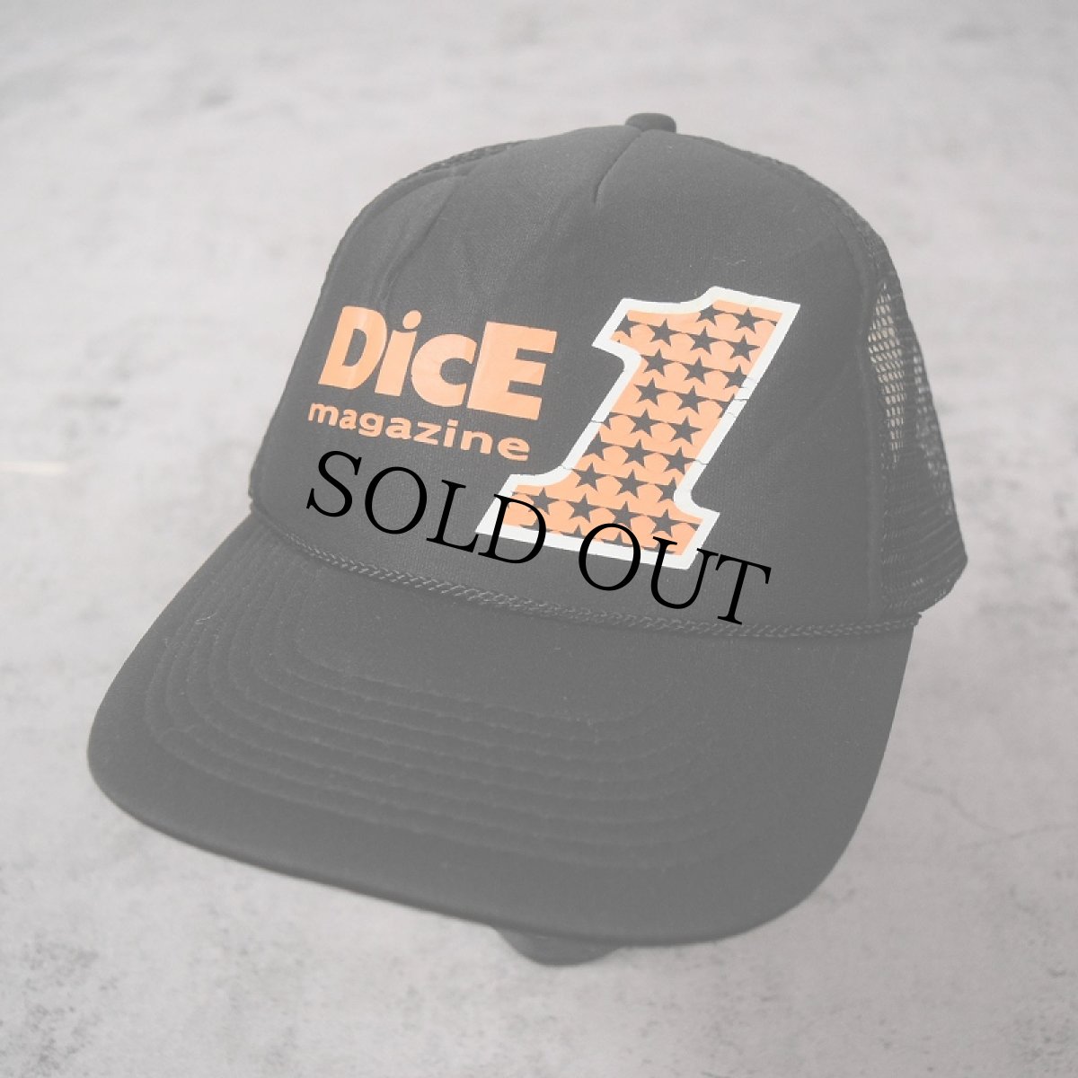 画像1: DicE Magazine プリント スナップバックメッシュキャップ (1)