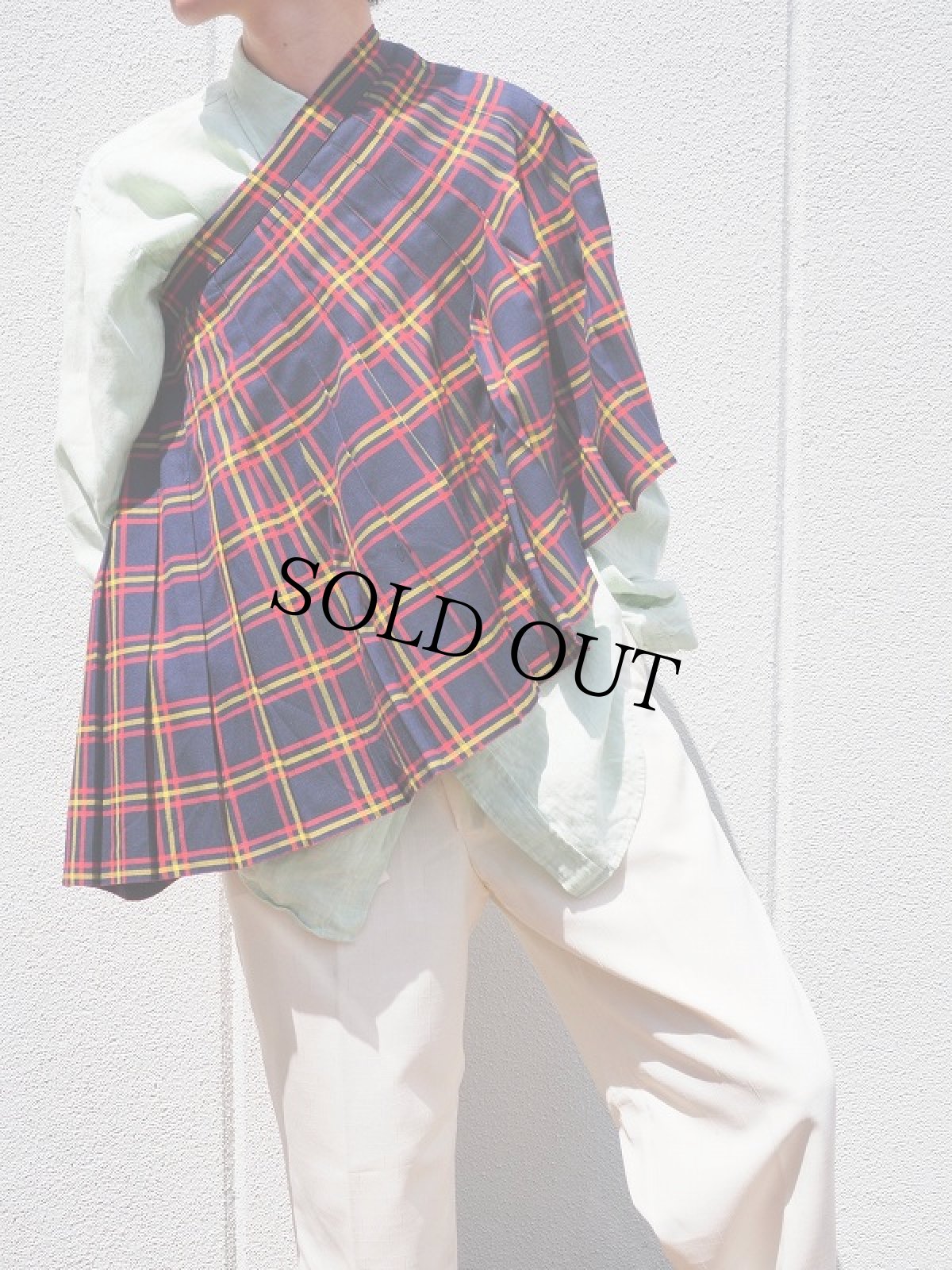 画像3: タータンチェック柄 キルトスカート (3)