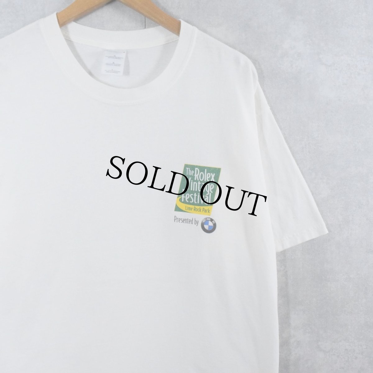 画像2: The Rolex Vintage Festival "BMW" 自動車プリントTシャツ L (2)