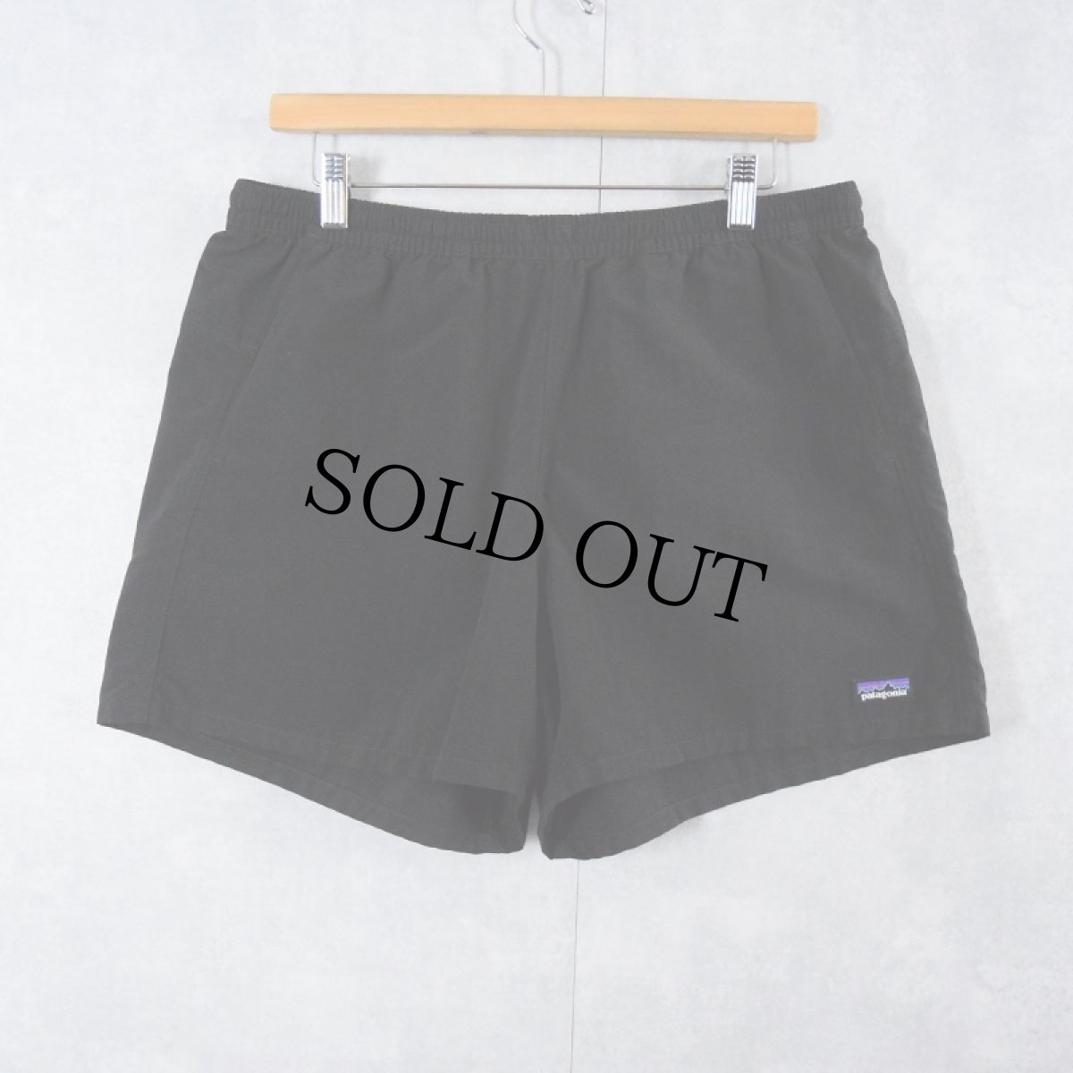 画像1: 16SS Patagonia バギーズショーツ スナップポケット無し BLACK M (1)