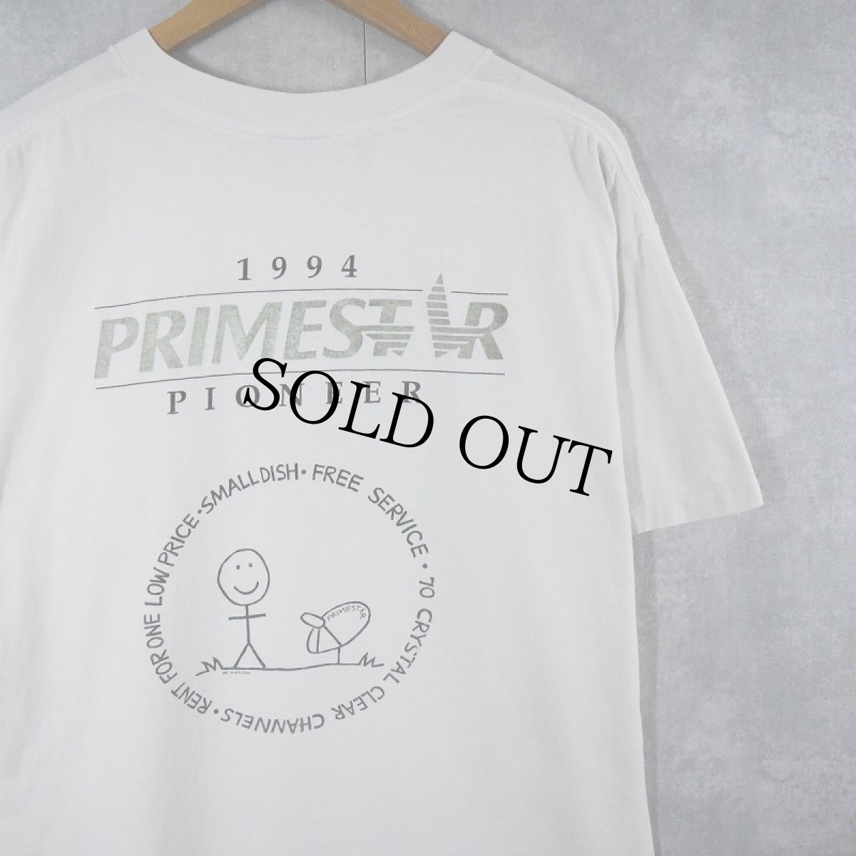 画像2: 90's PRIMESTAR PIONEER USA製 "FAMOUS PIONEERS" アートプリントTシャツ L (2)