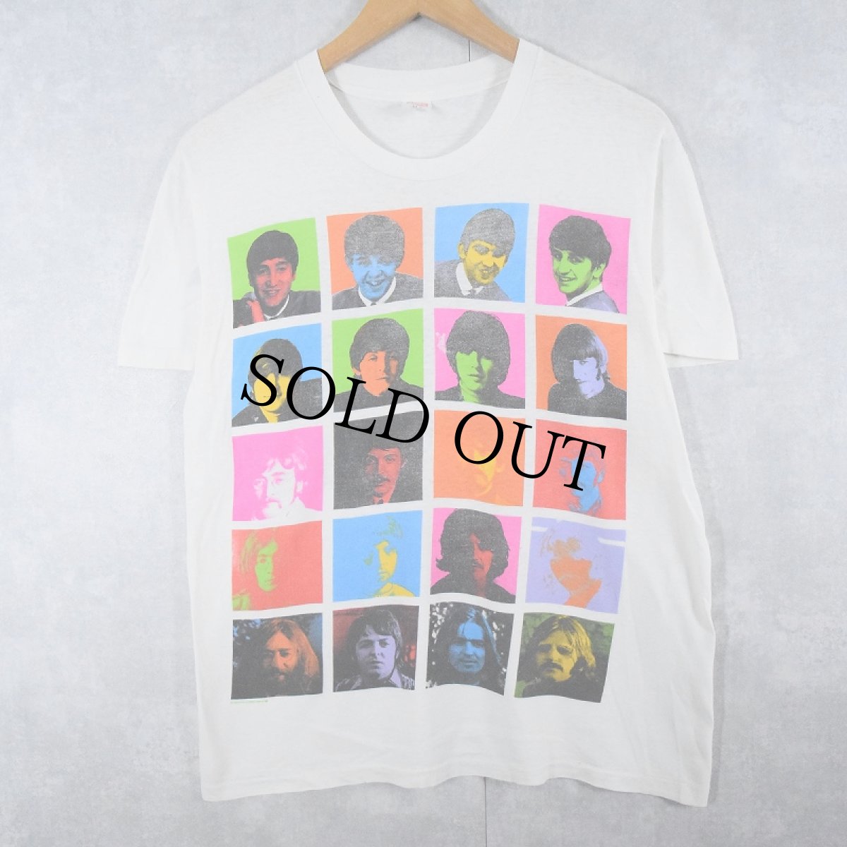 画像1: 80's THE BEATLES USA製 ロックバンドTシャツ M (1)