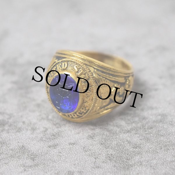 ミリタリーリング アメリカ軍 エアフォース 空軍 指輪 金 | ビンテージ