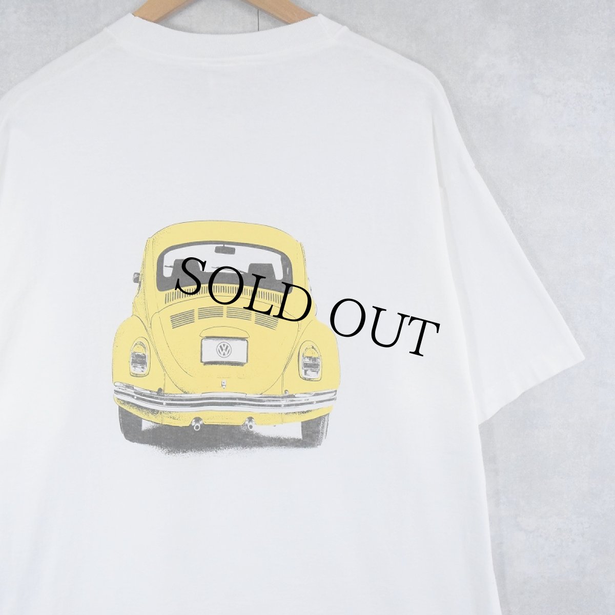 画像2: 90's Volkswagen USA製 "BEETLE" 車プリントTシャツ XXL (2)