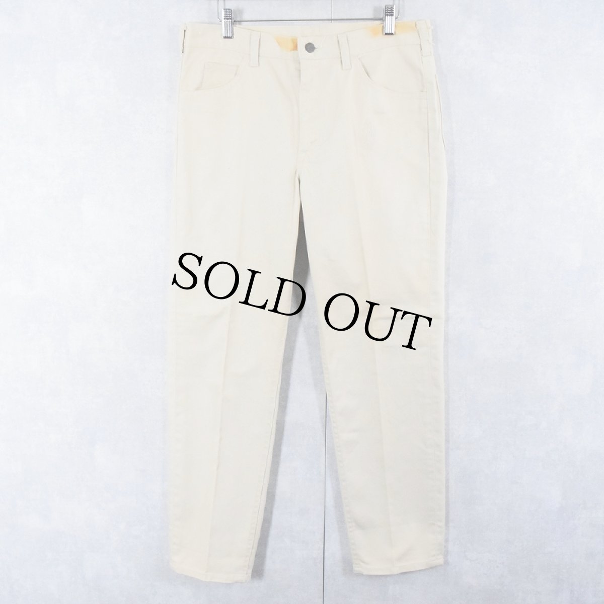 画像1: 60's Lee "Leens" コットンテーパードパンツ W34 (1)