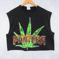 画像1: 【SALE】 90's PANTERA USA製 "WORLD TOUR 1994" ヘヴィメタルバンド カットオフTシャツ BLACK XL (1)