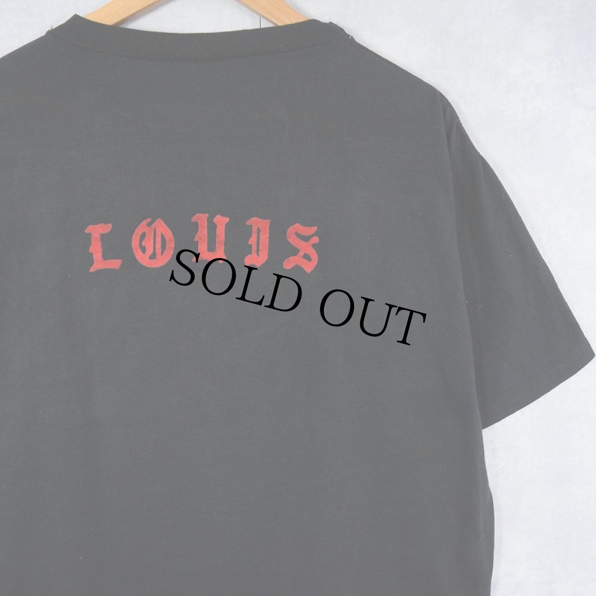 画像2: 80's "EGGIES RAIDERS" スカルプリントTシャツ BLACK L (2)