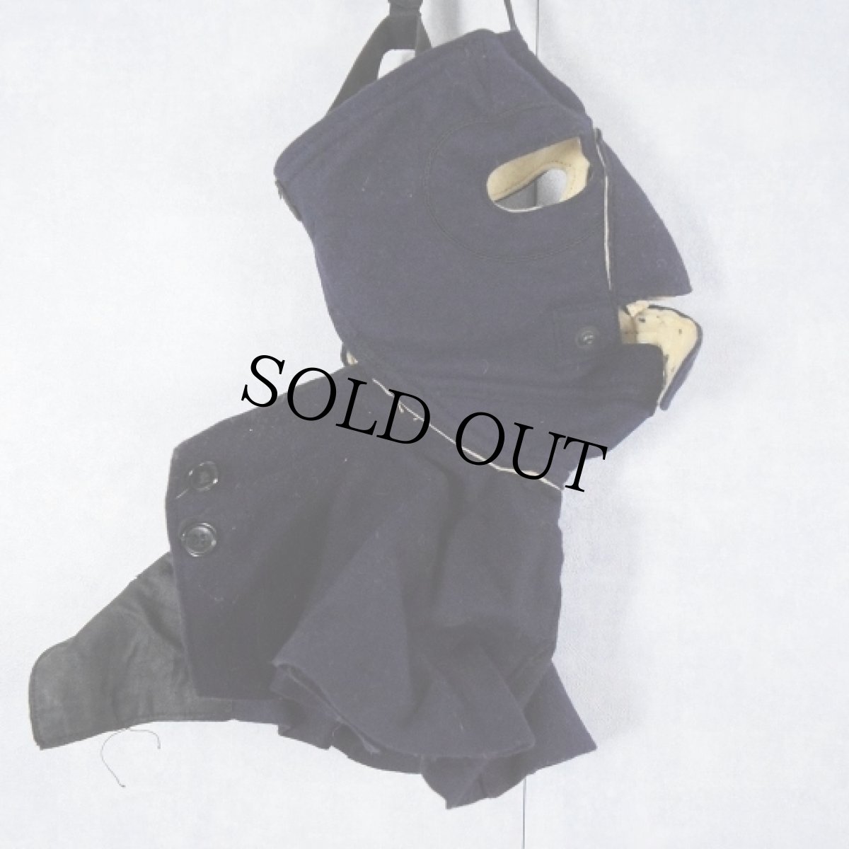 画像2: 50's U.S.AIR FORCE N-3A AIRCREW フェイスマスク付き フライトジャケット LARGE (2)