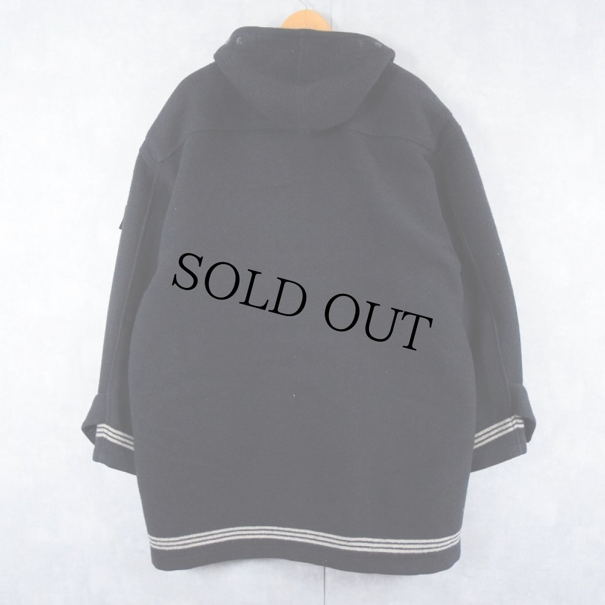 画像2: 80's STONE ISLAND "MONTGOMERY DUFFLE COAT" BLACK L (2)