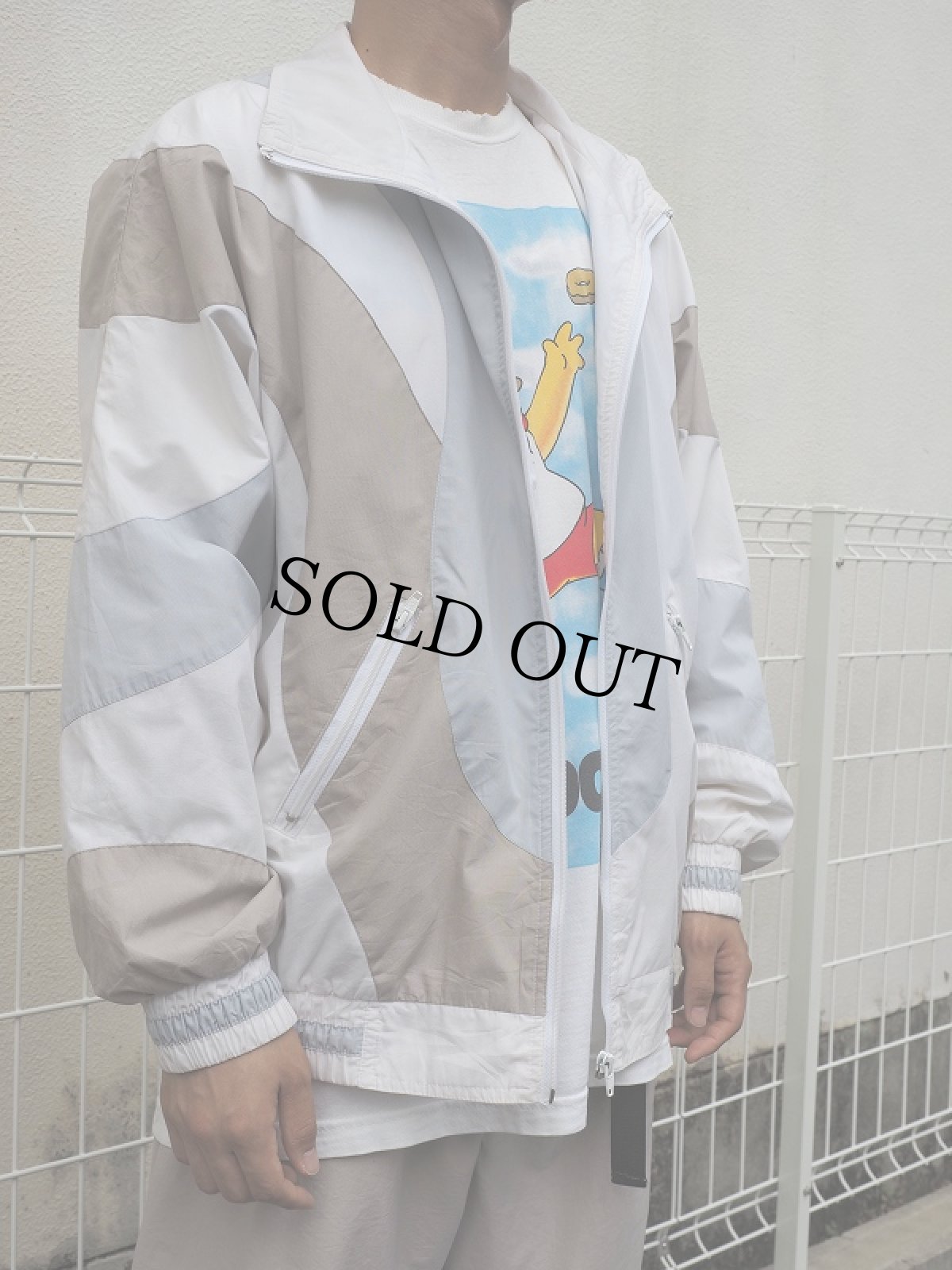 画像4: 切り替えデザイン コットンジップジャケット (4)