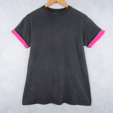 画像2: 90's 袖リバーシブルデザインTシャツ (2)