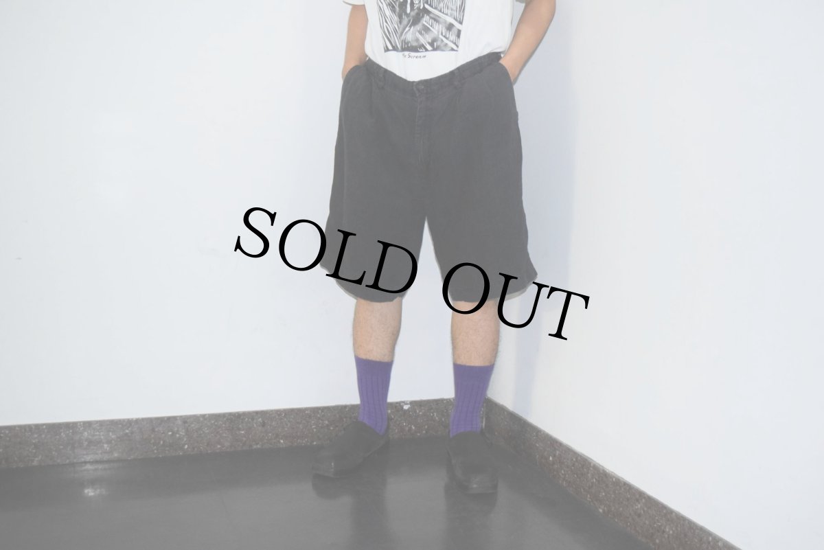 画像2: NAUTICA 2タック リネンショーツ W35 (2)