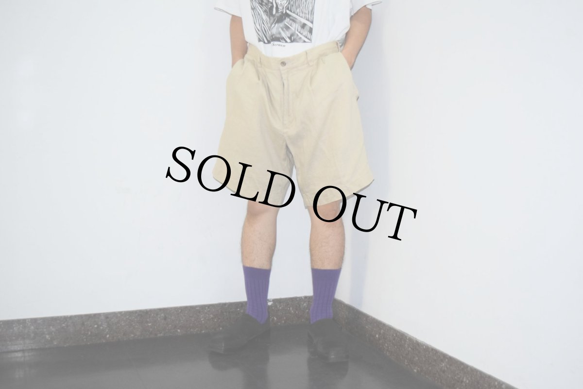 画像3: 346 Brooks Brothers 2タック リネンショーツ W35 (3)