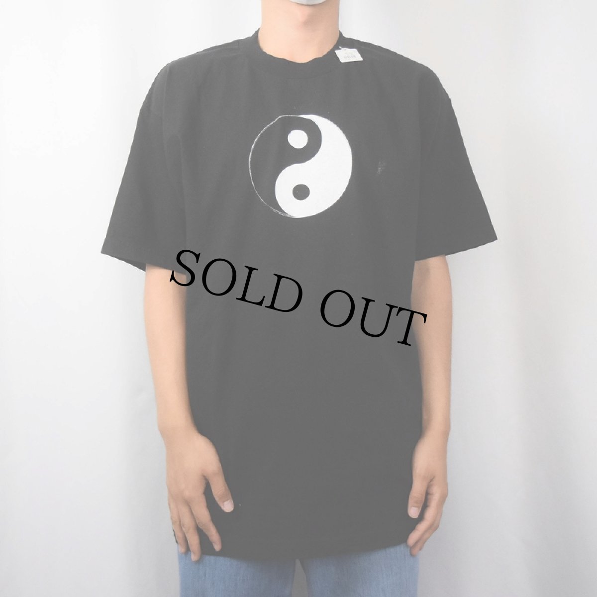 画像4: 陰陽プリントTシャツ L (4)