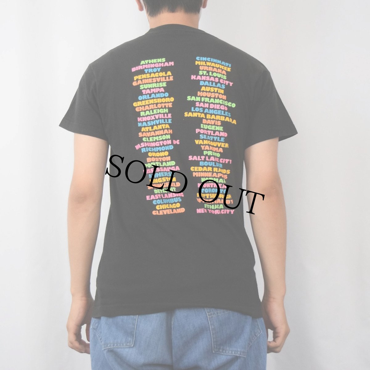 画像4: 1989 B-52's USA製 "Cosmic Thing" ニュー・ウェイヴ・バンドツアーTシャツ L (4)