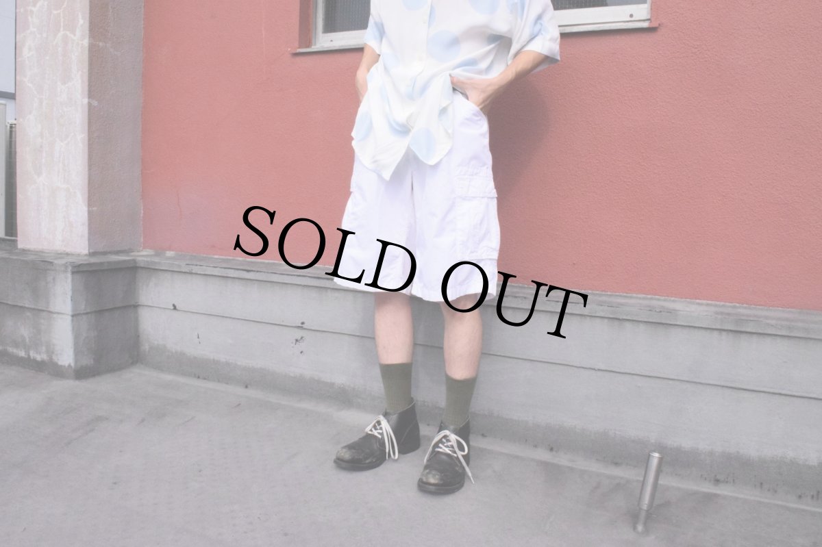 画像2: POLO Ralph Lauren サイドアジャスタ付き コットンカーゴショーツ W33 (2)