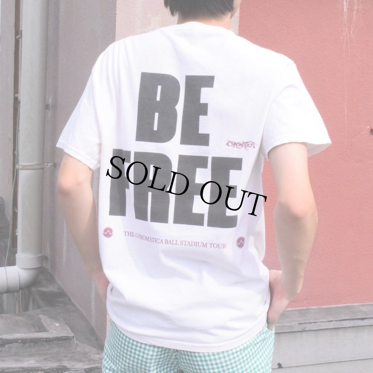 画像2: LADY GAGA "BE FREE" ミュージシャンTシャツ S (2)