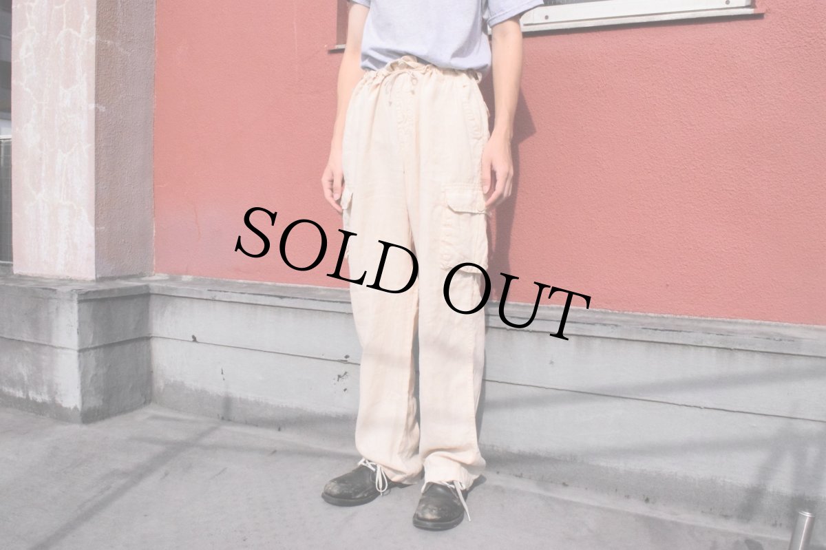 画像3: DERBY リネンカーゴパンツ W20-38 (3)