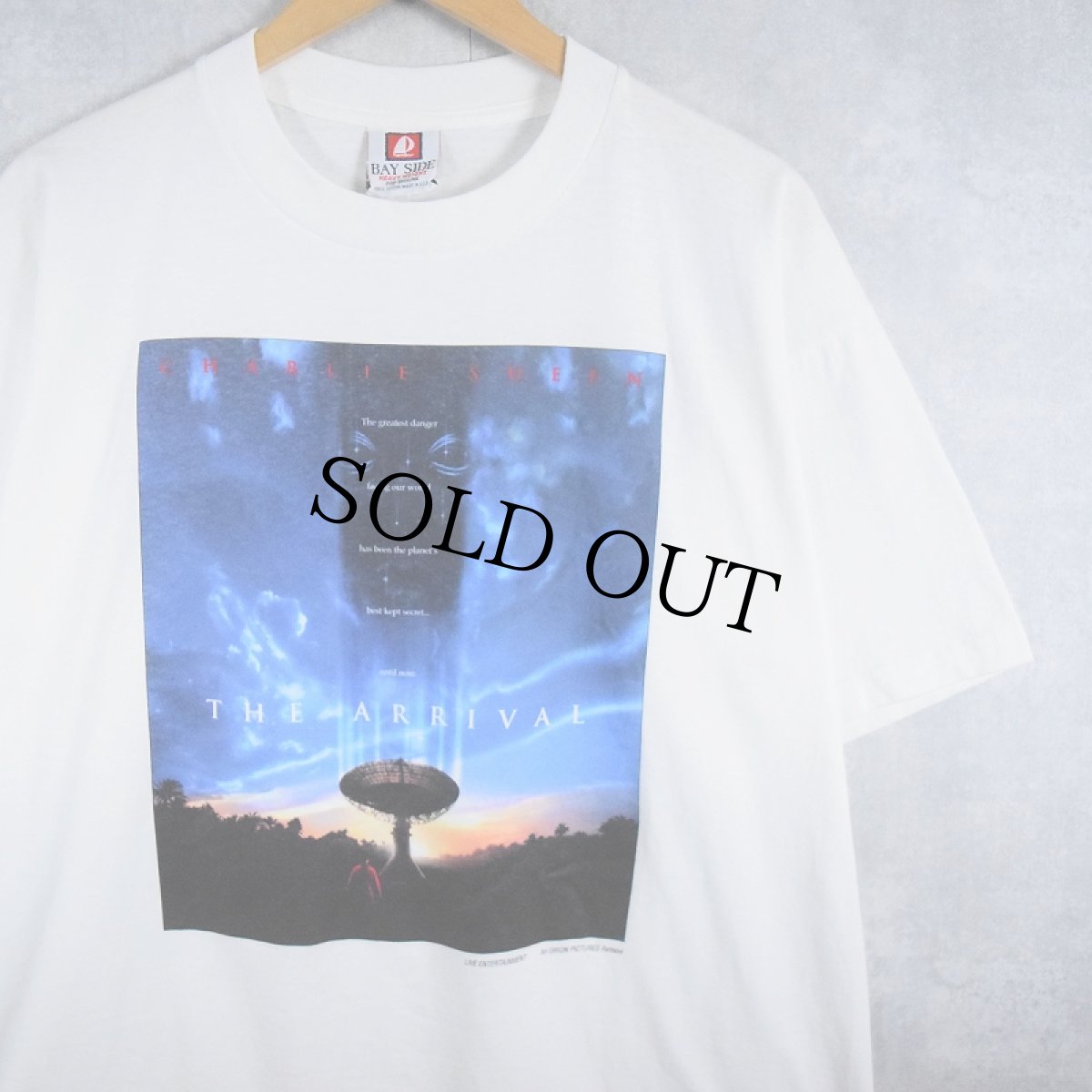 画像1: 【SALE】 90's THE ARRIVAL USA製 SF映画プリントTシャツ L (1)