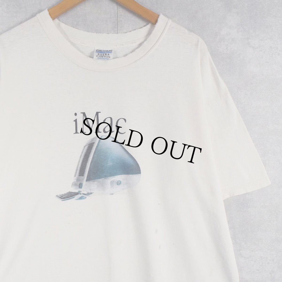 画像1: Apple iMac "microserv DORVAL" プリントTシャツ XL (1)