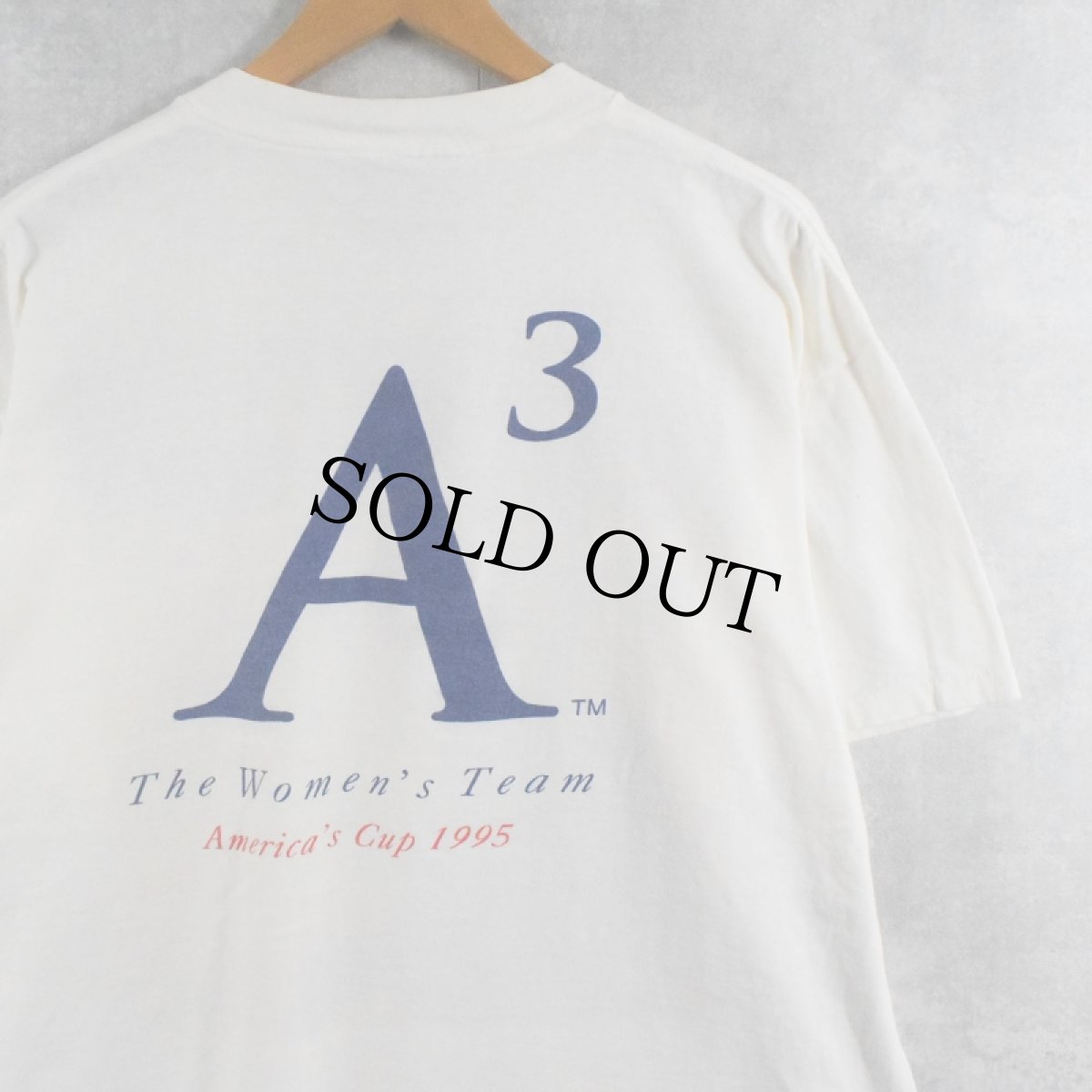 画像2: 90's Rosie The Riveter America's cup "We Can Do It!" 第二次世界大戦 ポスタープリントTシャツ XL (2)