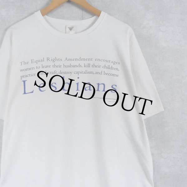 90年代 90s アメリカ製 レズビアン 白 ホワイト 半袖 |ヴインテージ