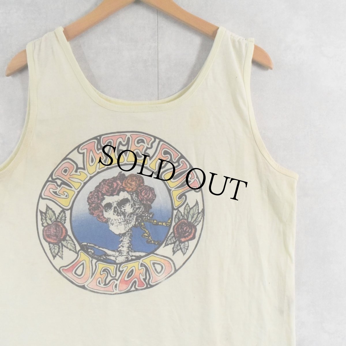 画像1: 80's GRATEFUL DEAD ロックバンドタンクトップ XL (1)