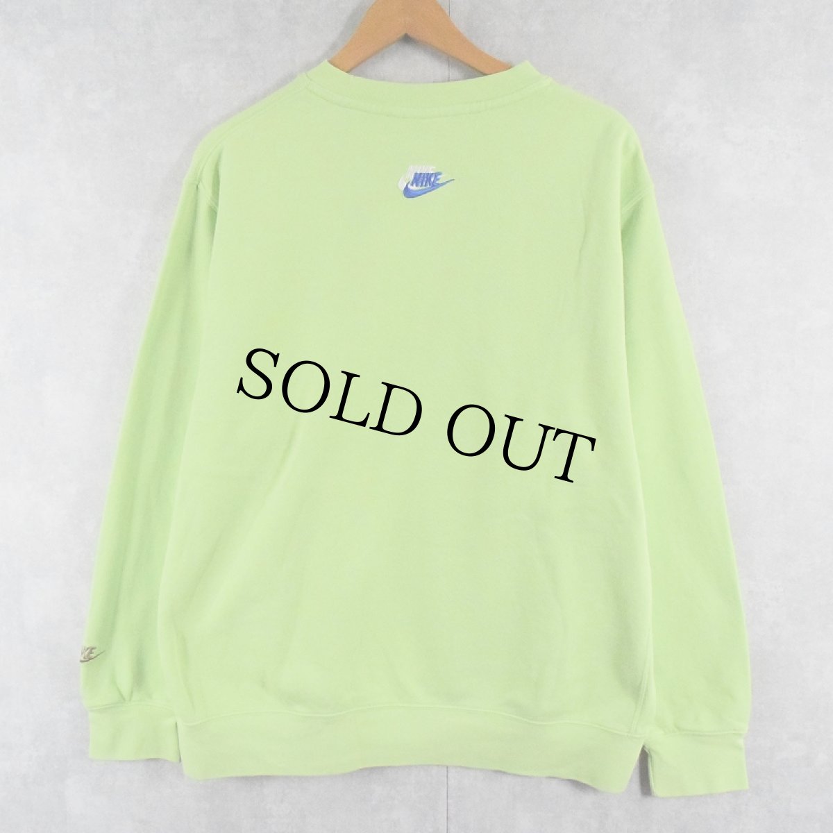 画像2: NIKE マルチロゴ刺繍スウェット XL (2)